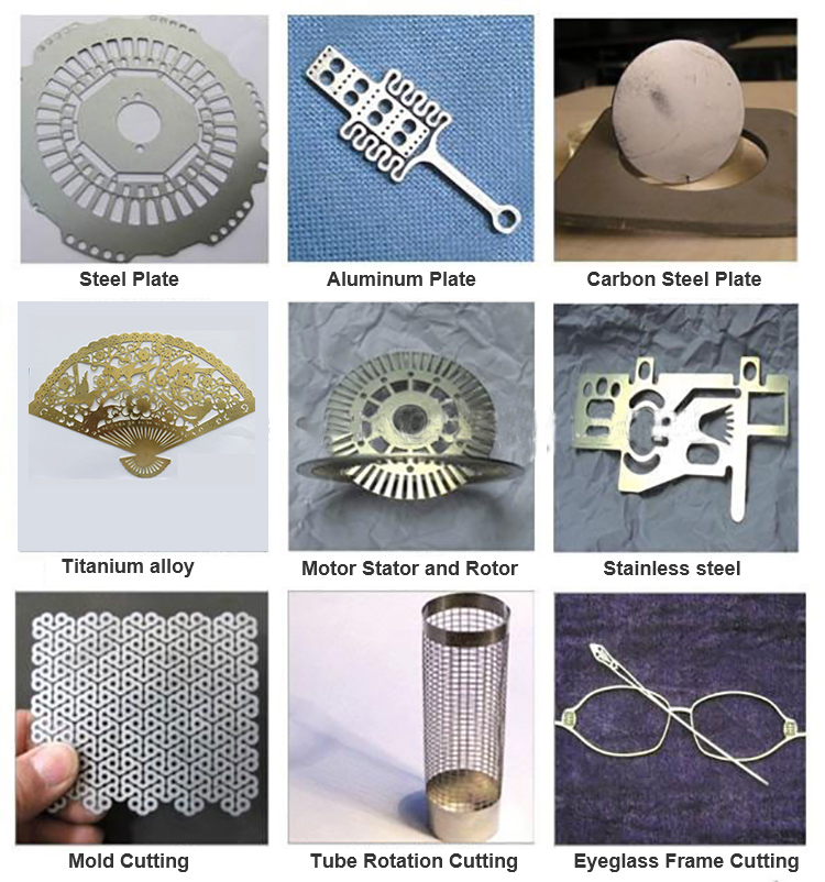 વાઇફાઇ વાયરલેસ નિયંત્રણ સાથે તળિયે ભાવ લેસર કટીંગ મશીન 1000w